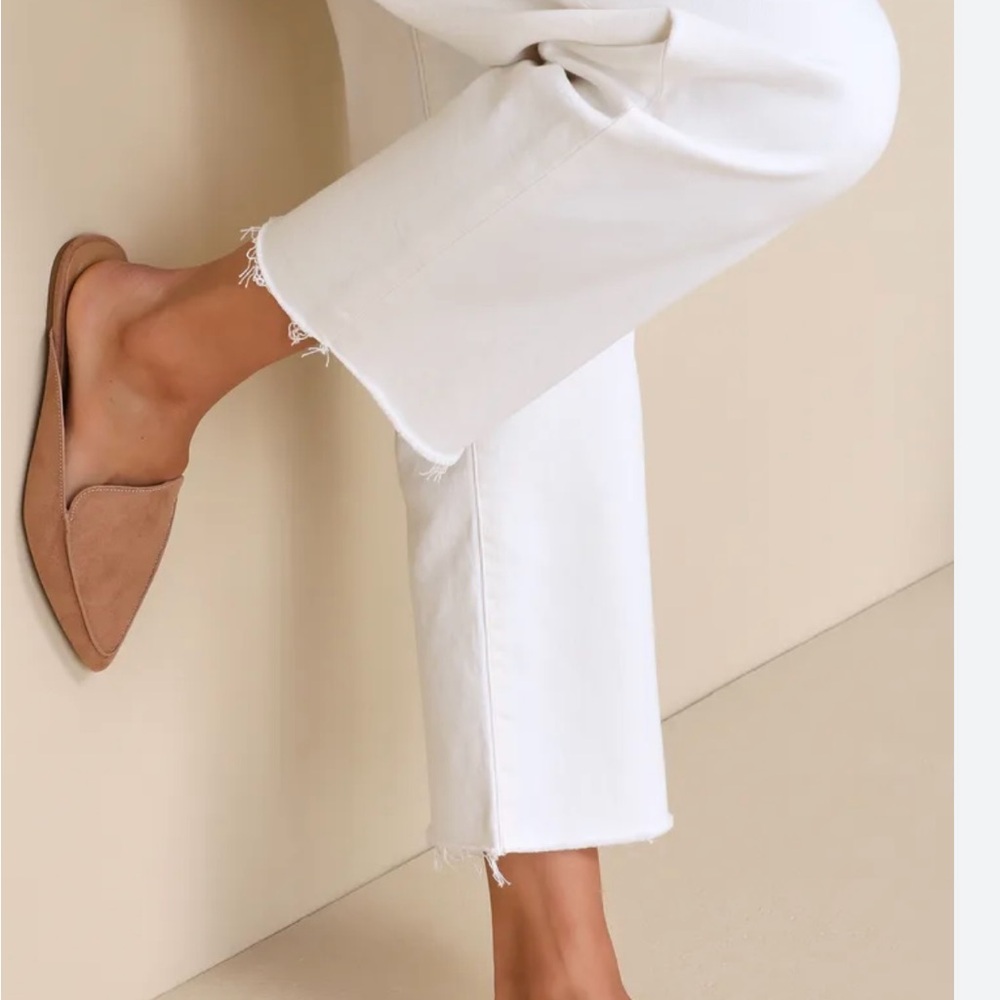 Franco Sarto Tan Ankle Cropped Shoes